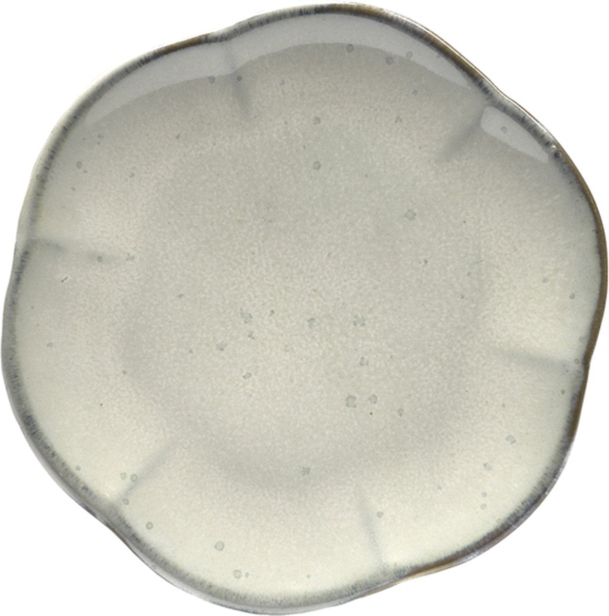 Serax - sergio herman inku - ribbed plate - white - 13 ø - 4 pieces