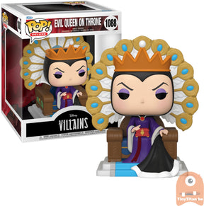Funko snehvid samlerfigur Disney pop! deluxe skurke ond dronning på tronen 9 cm flerfarvet
