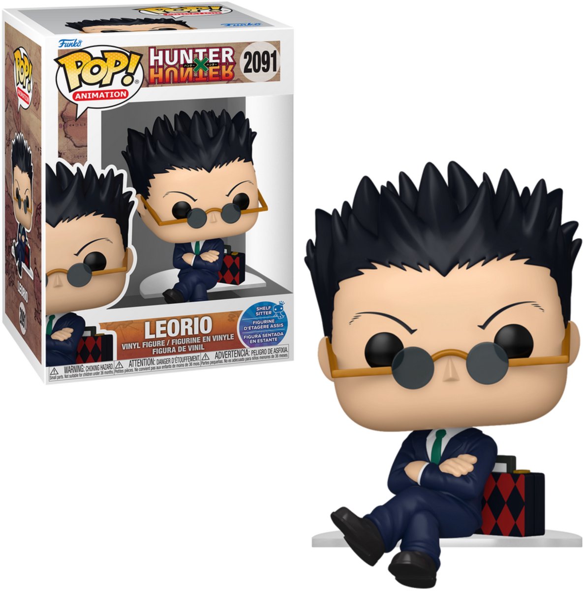 Funko pop! animation: hunter x hunter - leorio (hyldeholder) #2091