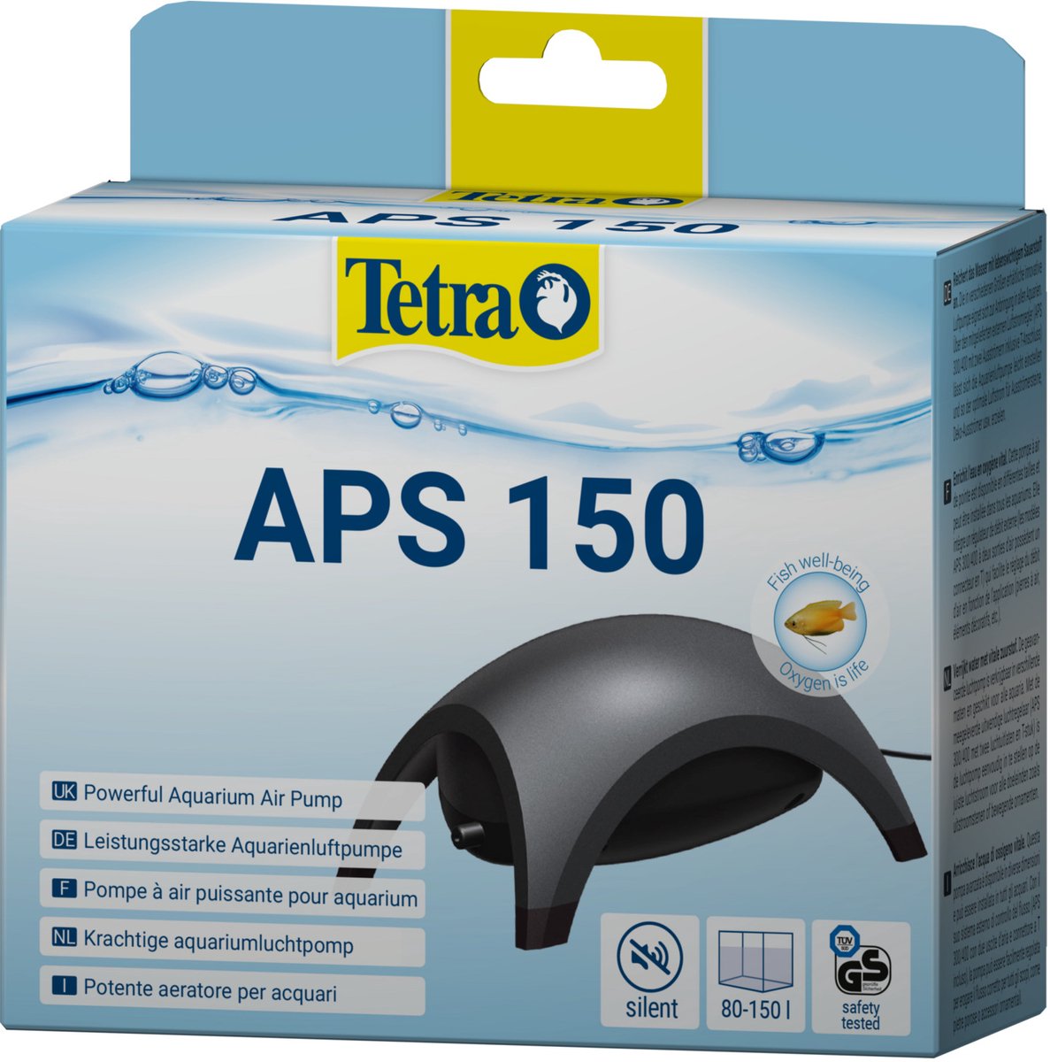 Tetra tec aps 150 luftpumpe - 150 l h - 3,1 w