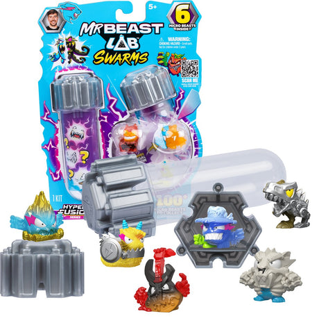 Moose legetøj mrbeast swarms fusion pod serie 3 - 6 stk.