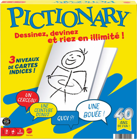 Mattel spil pictionary - brætspil - fransk udgave