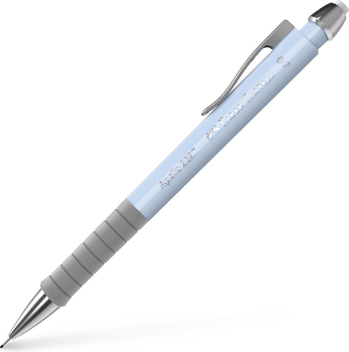 Faber-castell mekanisk blyant - apollo - 0,7 mm - b - himmelblå - fc-232712
