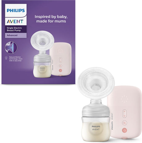 Philips Avent enkelt elektrisk brystpumpe - bærbar - pink - SCF395 01