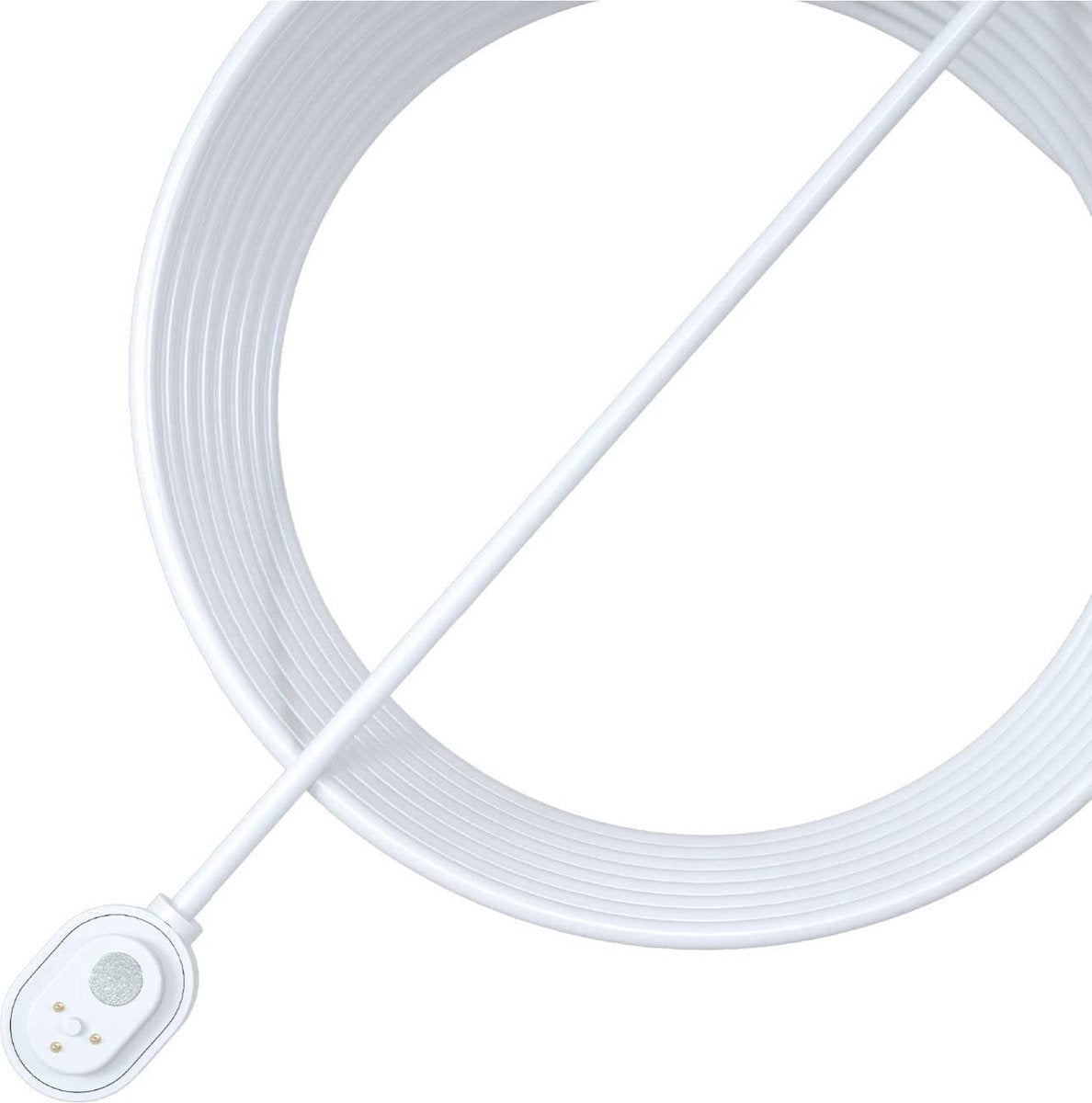 Arlo udendørs magnetisk strømkabel (hvid) - strømkabel - certificeret tilbehør - 7,6 m magnetisk strømkabel - kompatibel med ultra 2 (+xl), pro 5, pro 4 (+xl), pro 3, go 2 sikkerhedskameraer projektør - vma5600c-100pes