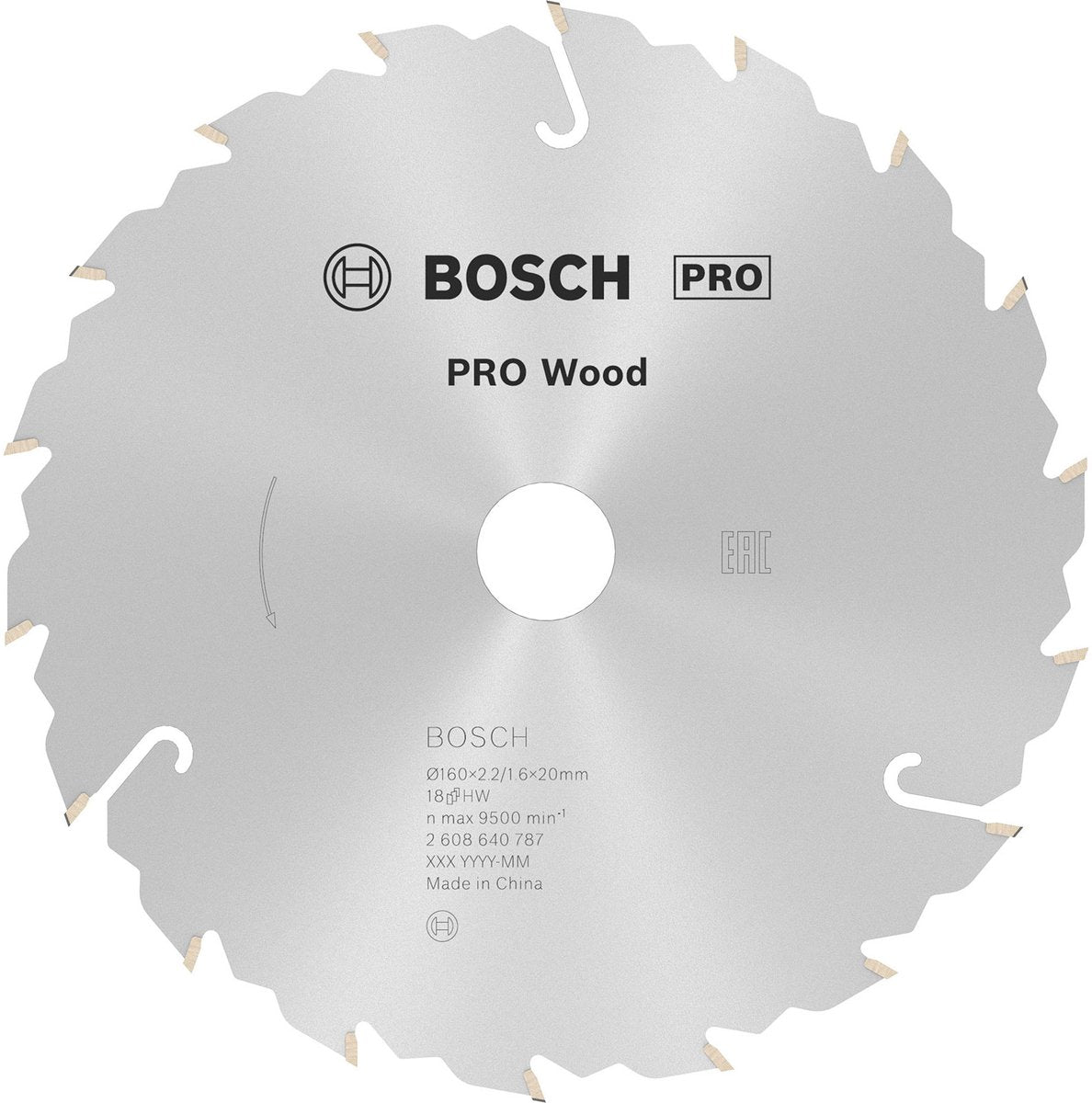 Bosch cirkzb speed 160x20x2,4 18t fz wz