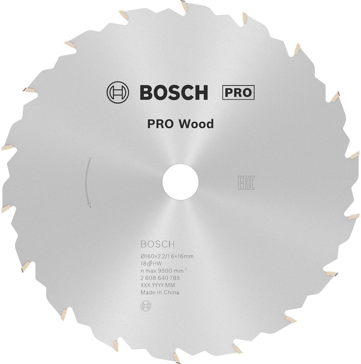 Bosch cirkzb speed 160x16x2,4 18t fz wz