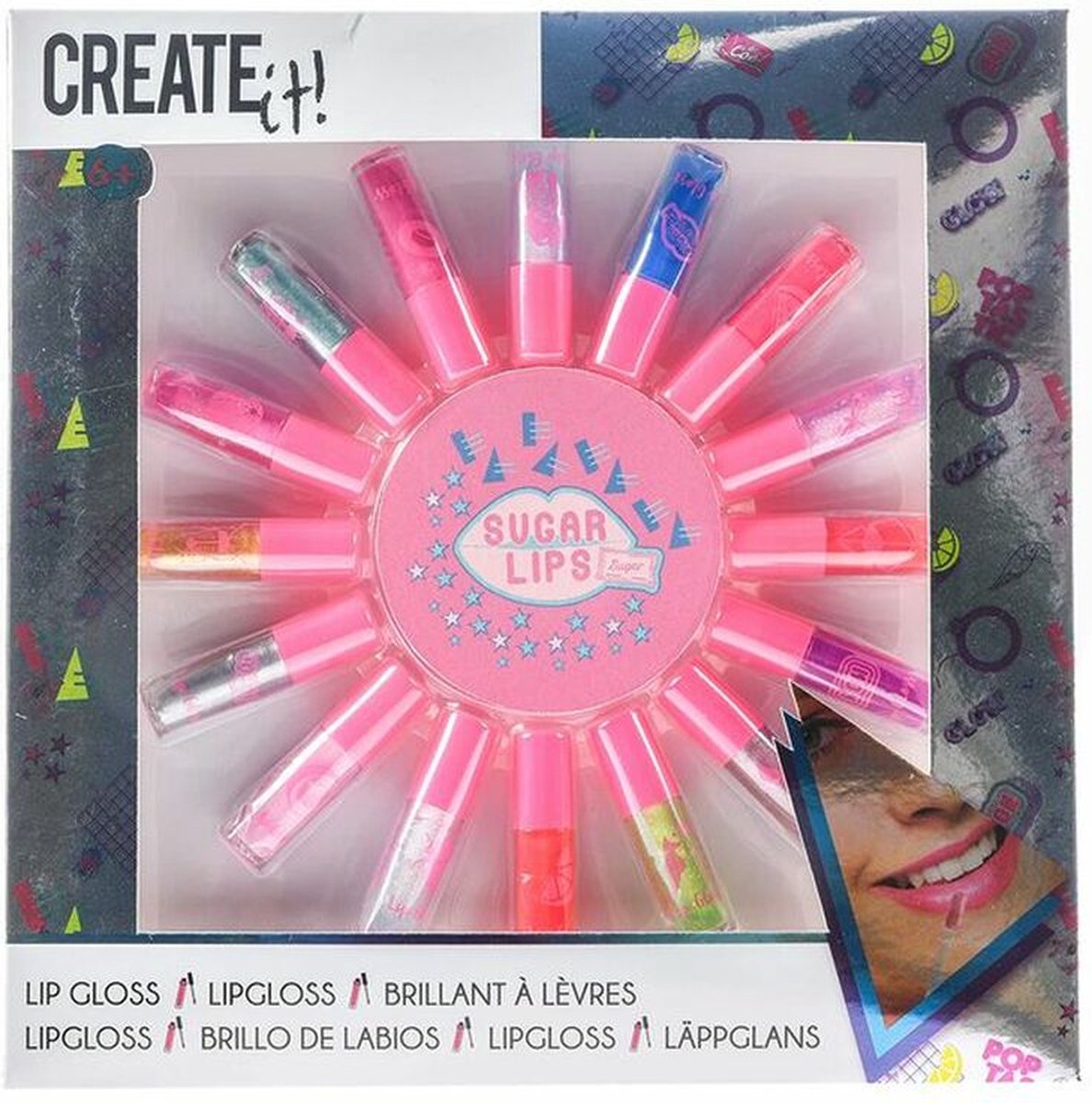 Opret det! lipgloss sæt poptastic piger 160 ml 16 stk