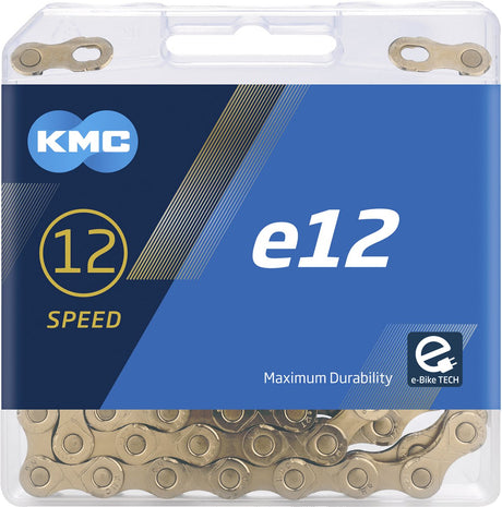 KMC Ketting E12 Ti-Ni Gold, 1 2x11 128, 130 links, 5,2 mm pin, 12-trins