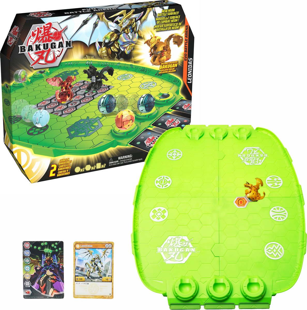 Bakugan-evolutioner - evo kamparena - med unikke leonidas