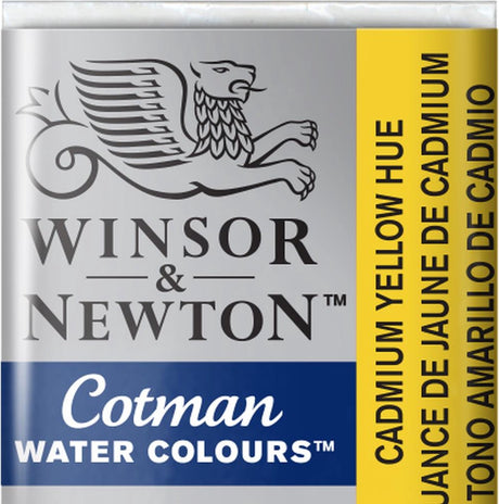 Winsor Newton Cotman akvareller vandbaseret maling gul 1 stk.