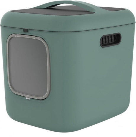 Rotho mypet kattebakke biala xl 62x50x58 cm - kattetoilet - grøn