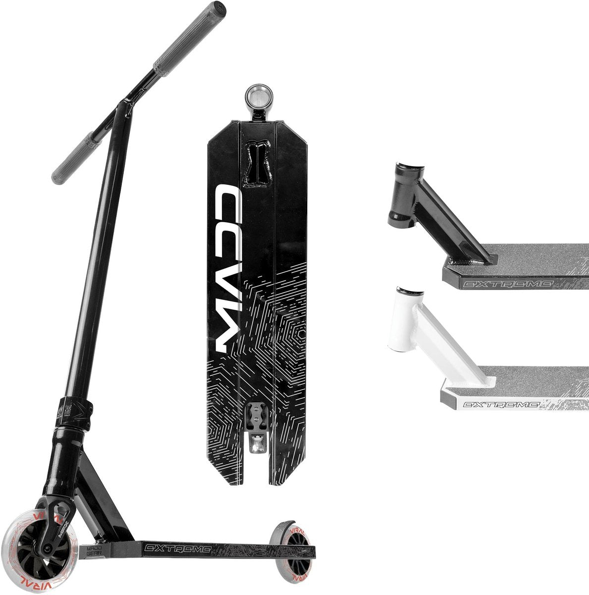 Madd gear stunt scooter - viral ekstrem yinyang - styrhøjde 89 cm - fra 10 år - 110 mm hjul
