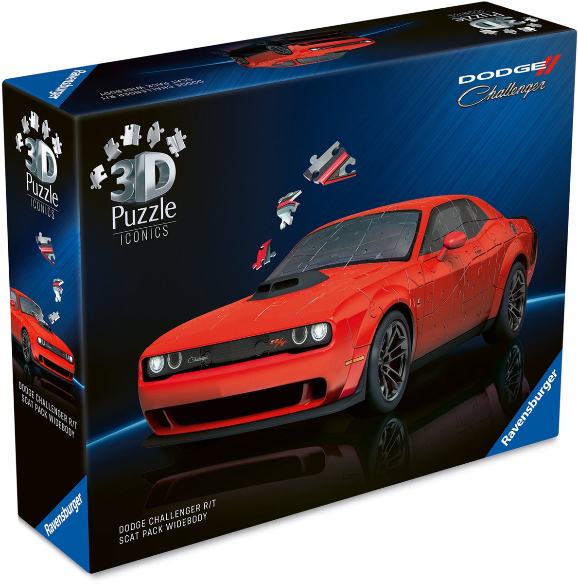Ravensburger 3D puslespil Iconics Dodge Challenger - 167 stk.