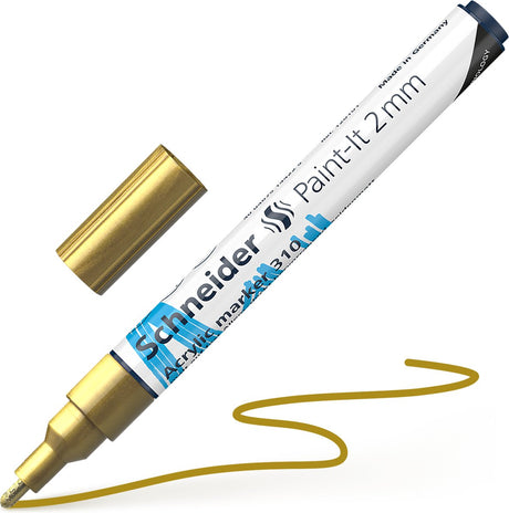 Schneider skriveredskaber schneider akryl tusch - paint-it 310 - 2mm - guld - s-120153