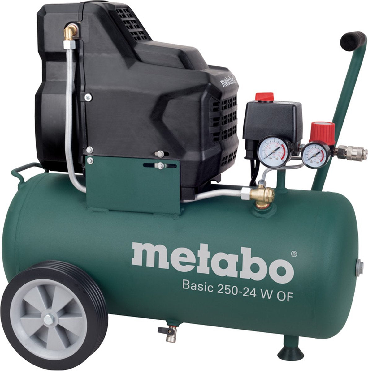 Metabo basic 250-24 w eller kompressor | 220 l min | oliefri - 601532000