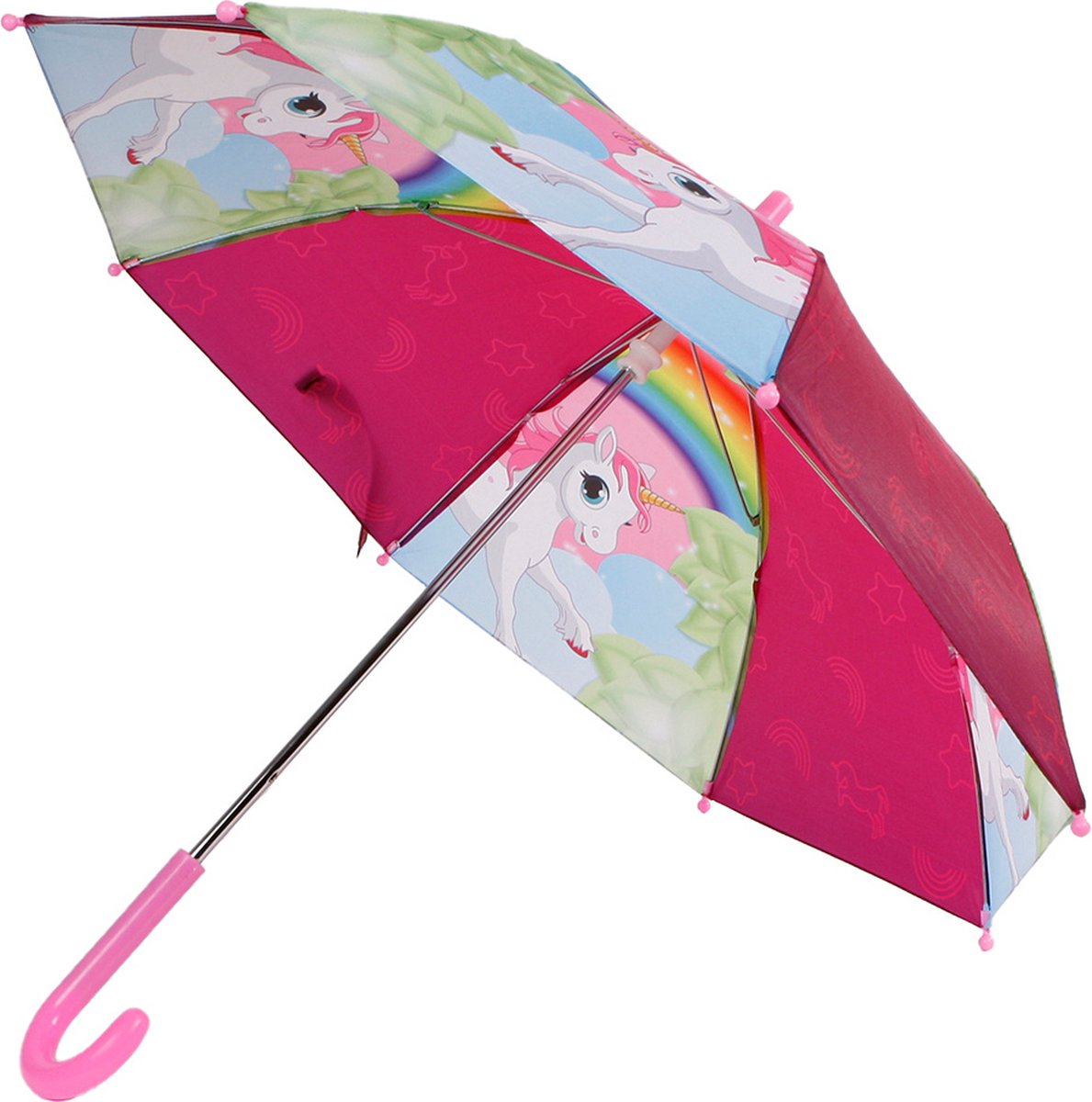 Unicorn paraply piger 70 cm polyester pink