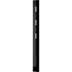Knagerække germania 3255-83 1700 x 150 x 40 mm sort