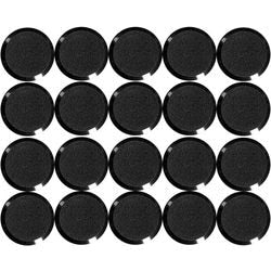 Whiteboard magneter maul 6176190 sort pakke med 20 stk