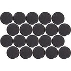 Whiteboard magneter maul 6178190 sort pakke med 20 stk