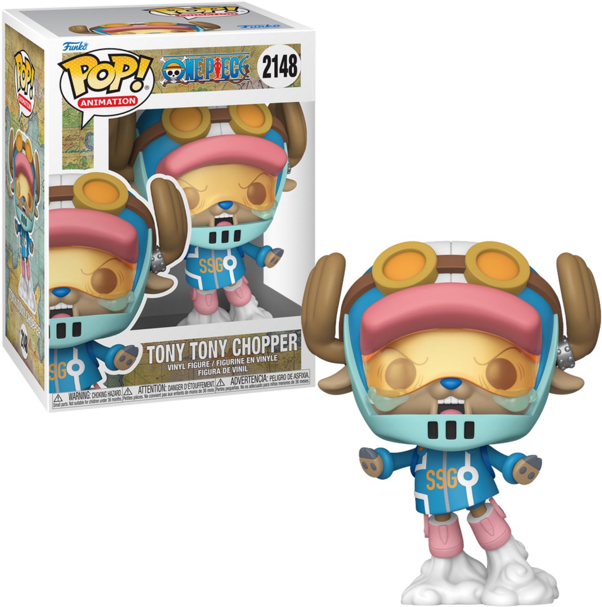 Funko one piece tony tony chopper vinyl figur 2148 unisex pop! - neutral - standard