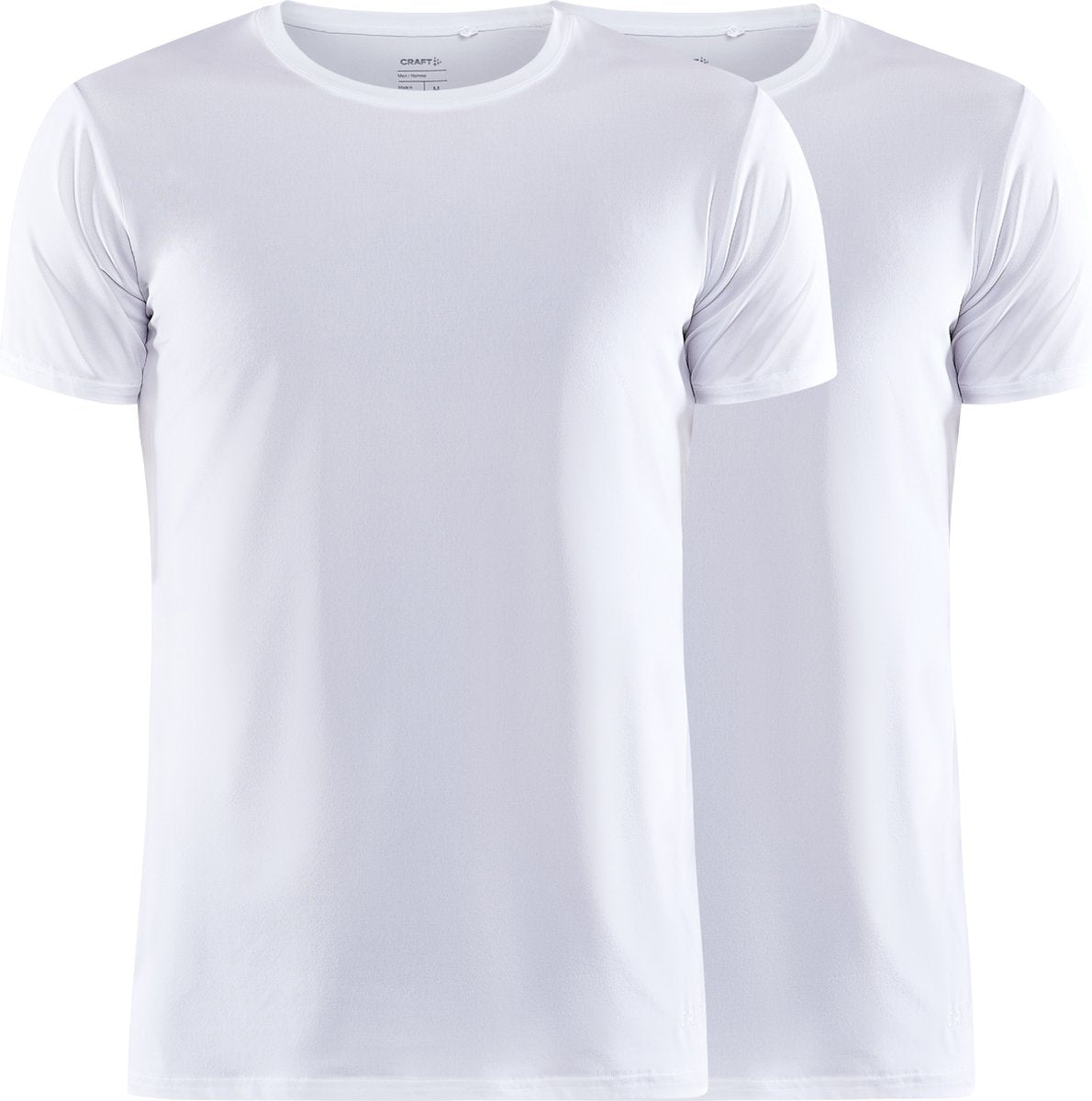 Craft core dry tee multi 2-pack m herre termoskjorte - hvid