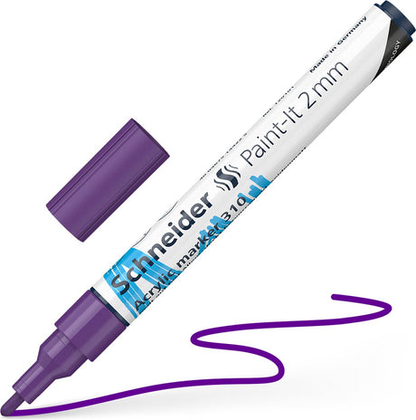 Schneider skriveredskaber schneider akryl tusch - paint-it 310 - linjebredde 2 mm - lilla - s-120108