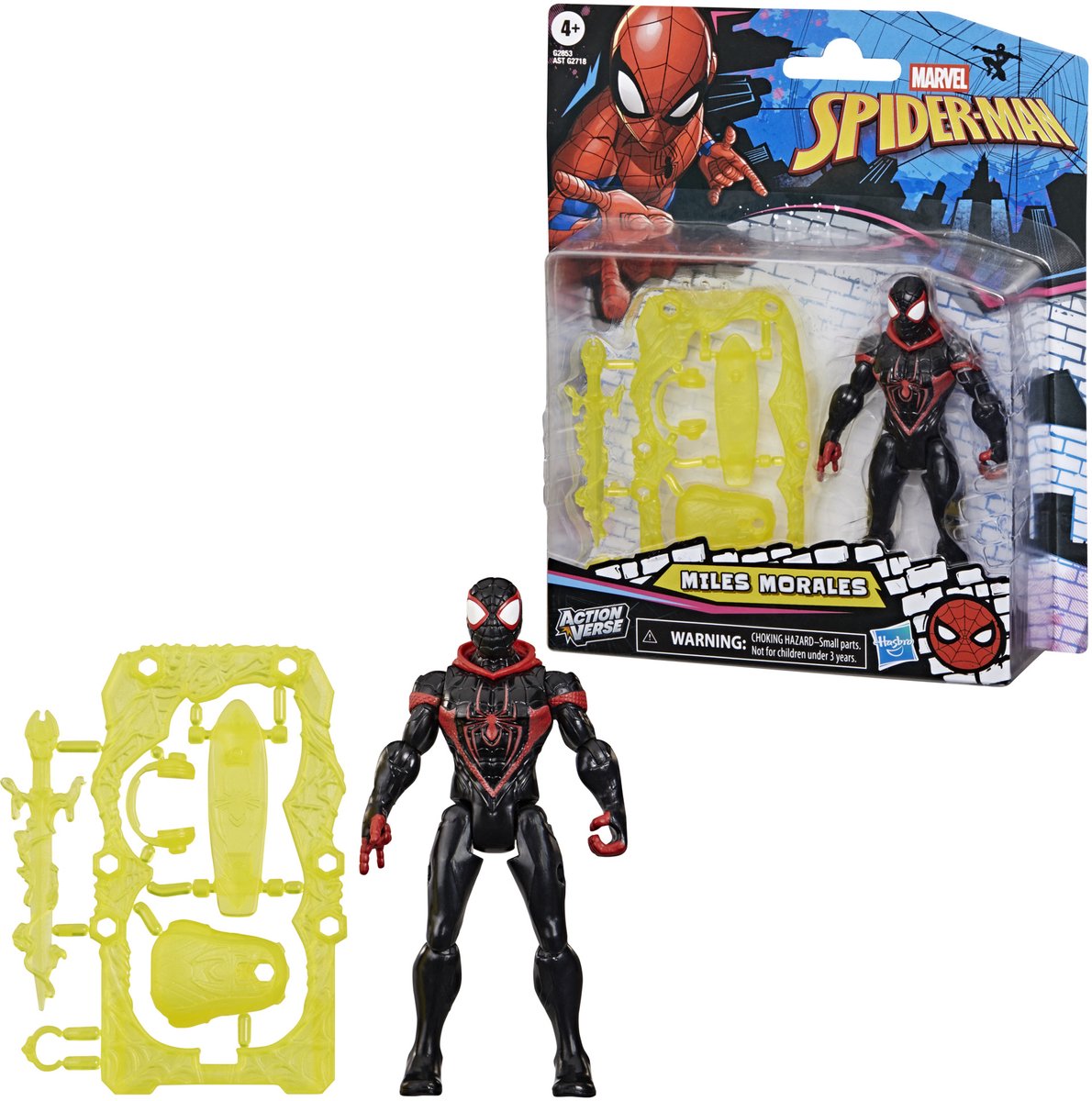 Marvel spider-man actionverse miles morales - actionfigur