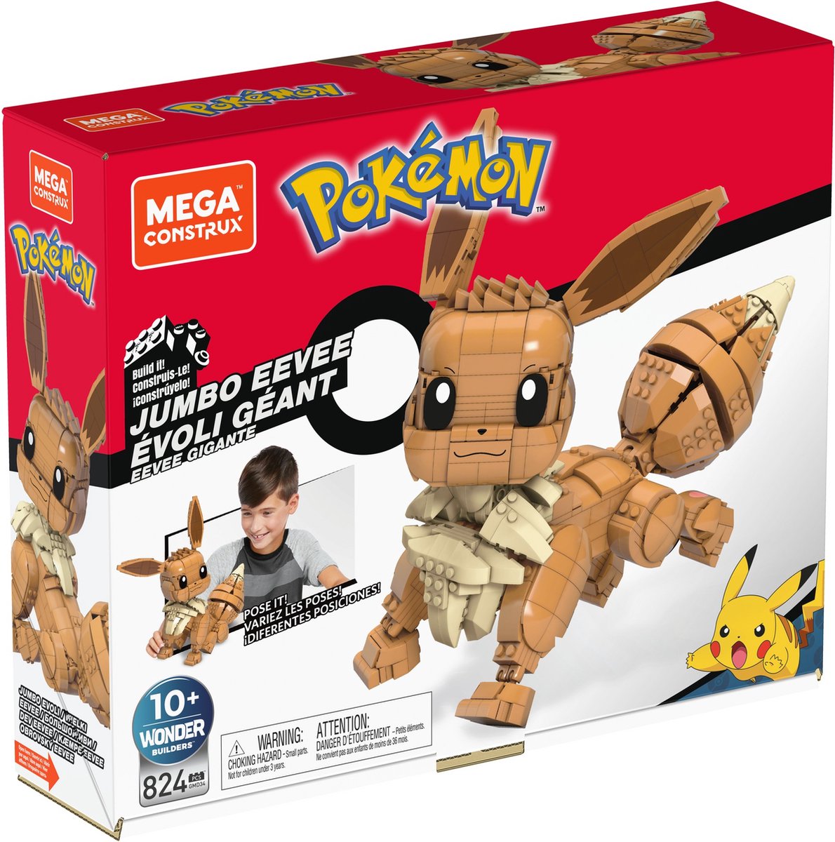 Mega Construct Pokemon Jumbo Eevee