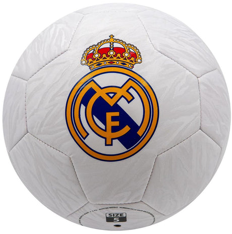 Van der Meulen fodbold Real Madrid str. 5 hvid