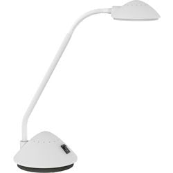 Maul bureaulamp arc led 3.000 k standvoet wit