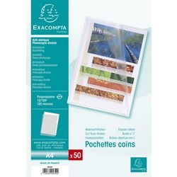 L-map exacompta 5850e gennemsigtig polypro a4