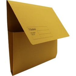 Dokumentmappe exacompta gdw1-ylwz a4, foolscap gul