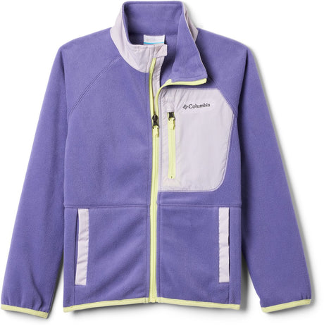Columbia fast trek™ v udendørs sweater til børn med lynlås - stormur, lavendelperle