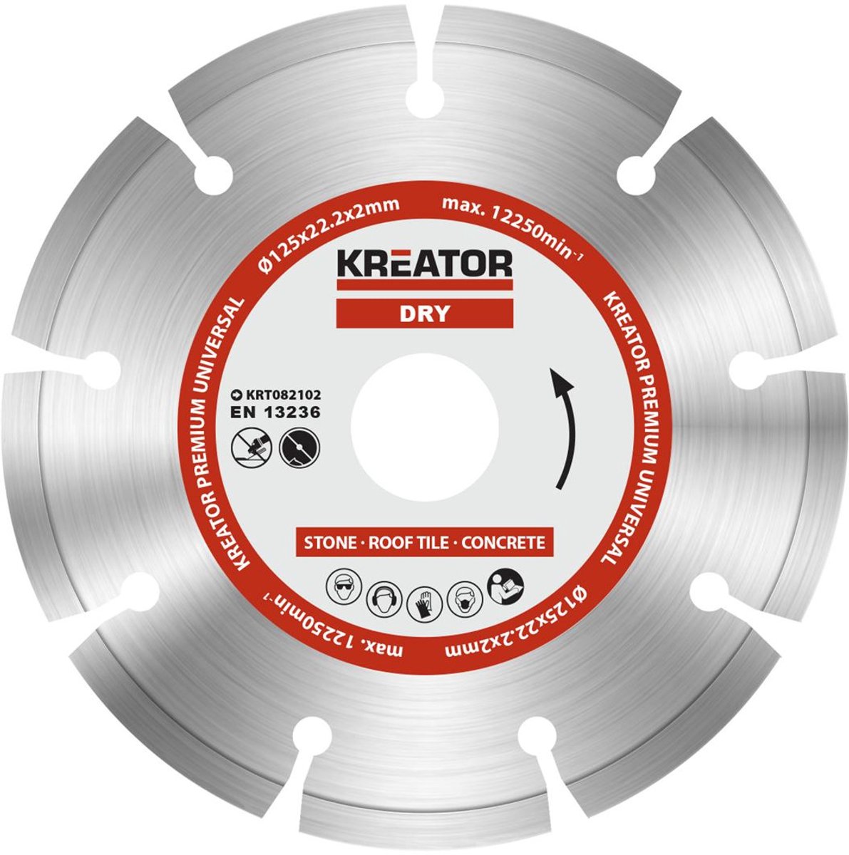 Kreator krt082102 diamantskive d125 premium