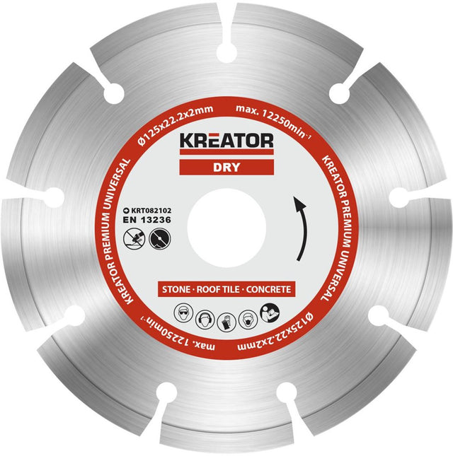 Kreator krt082102 diamantskive d125 premium