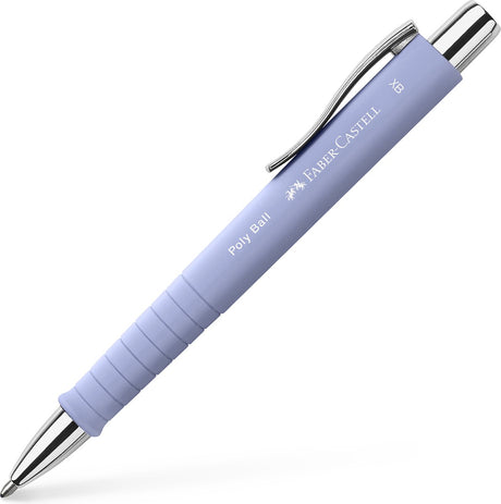 Faber-castell kuglepen - polykugle - nib xb - bleg iris - fc-241154