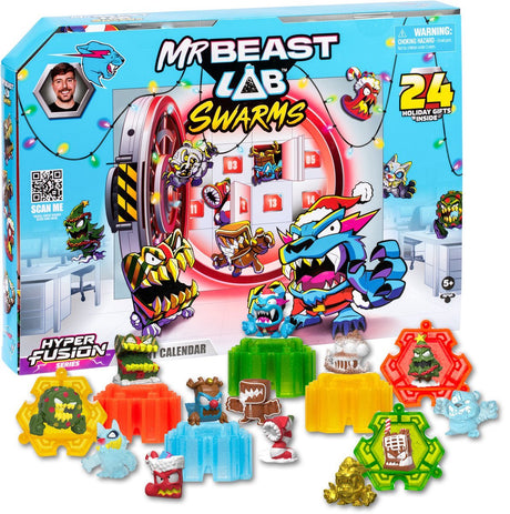 Moose legetøj mrbeast lab swarms - hyper fusion serie - swarms adventskalender