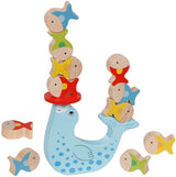 Goki Wood Balance Game Seals, 15dlg.