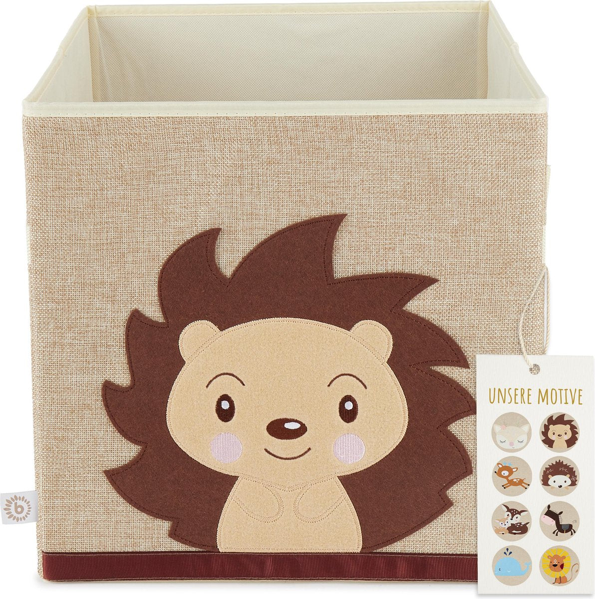 Bieco hedgehog piksi 32 cm stof opbevaringsboks 04010464
