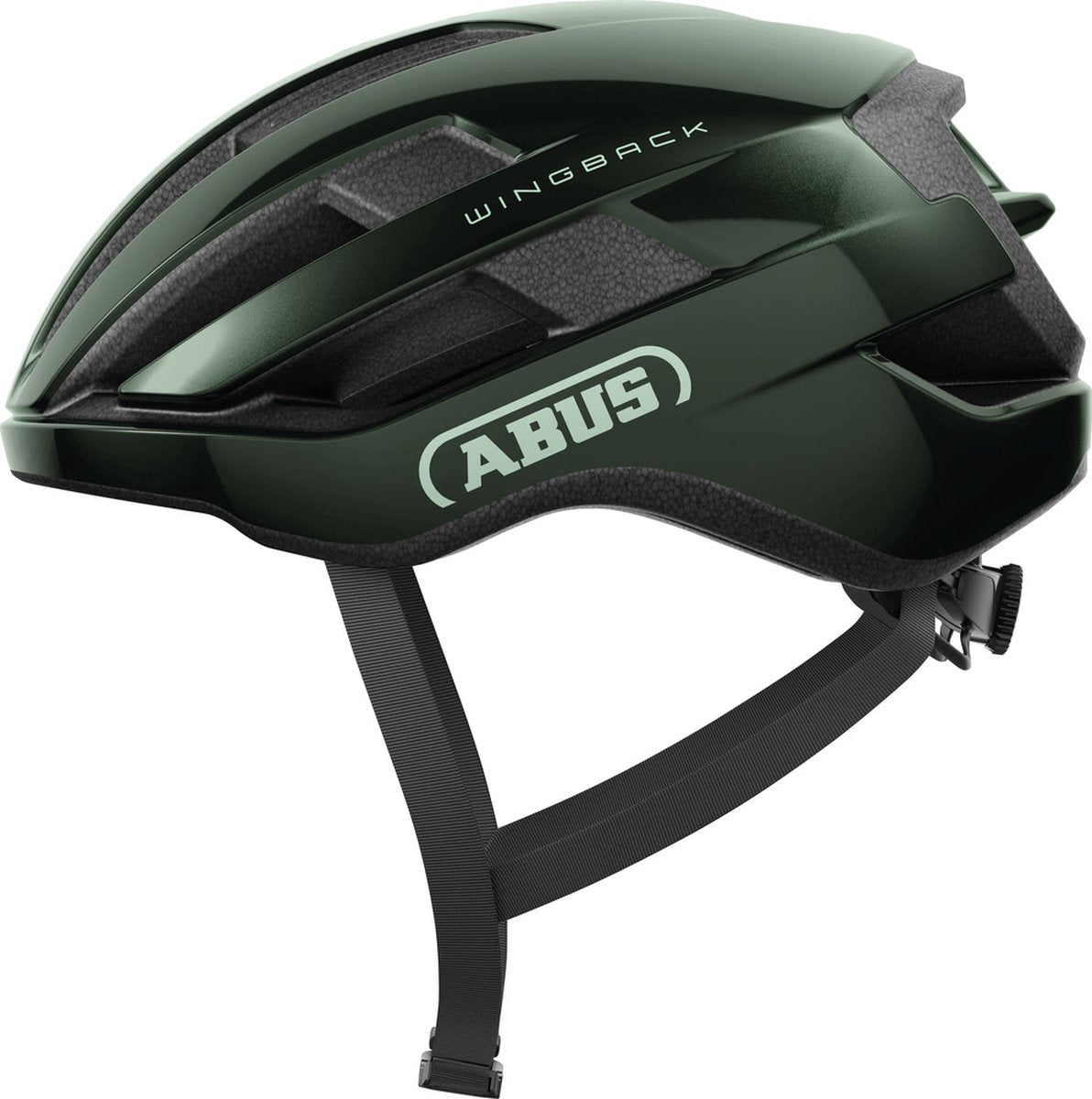 Abus cykelhjelm wingback mosgrøn l - 57-61 cm - grøn - velegnet til brug på racercykler - gruscykler - 270 g