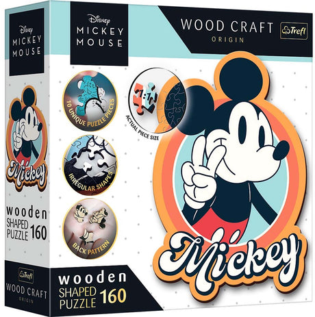 Trefl træpuslespil - retro Mickey Mouse - 160 brikker - Disney Friends FSC.