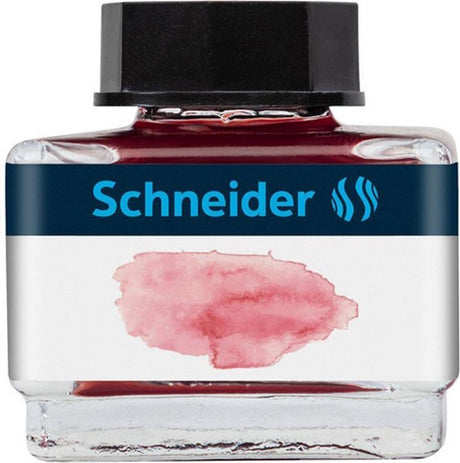 Schneider skriveredskaber schneider blækhus - indhold 15ml - pastel blush rød - s-6932