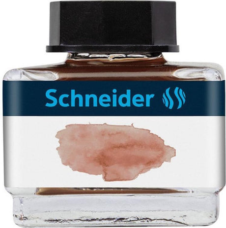 Schneider skriveredskaber schneider blækhus - indhold 15ml - pastel cognac - s-6937