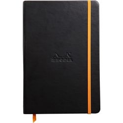 Notesbog clairefontaine rhodia 118742c pu sort