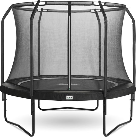 Salta premium black edition - trampoline met veiligheidsnet - ø 251 cm - zwart