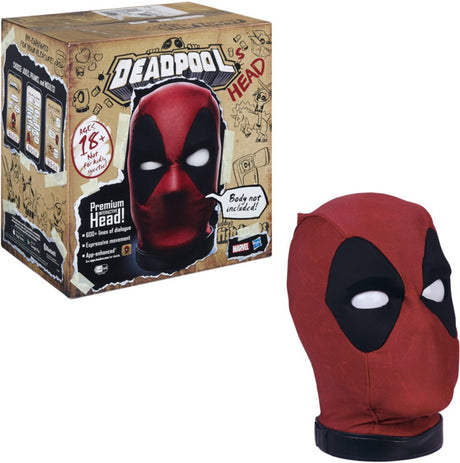 Marvel legends deadpool head - interaktivt hoved med 600+ sætninger