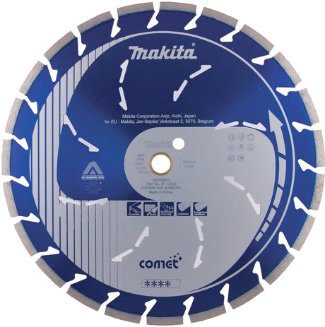 Makita b-13552 diamantskive 350x25,4x3,2mm blå