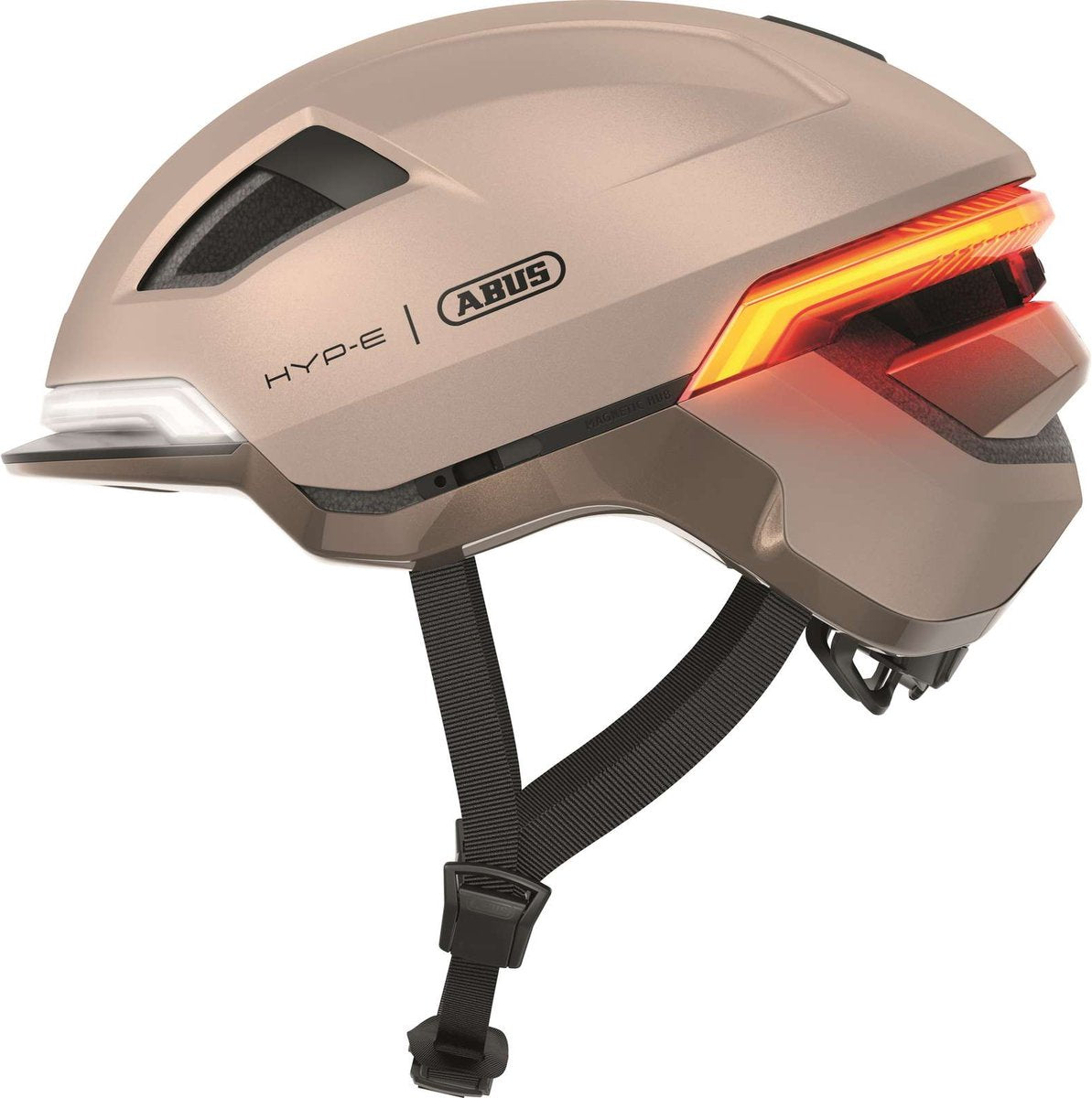 Abus cykelhjelm hyp-e champagne guld s - 51-55 cm - guld - velegnet til brug på speed pedelecs - elcykler - knallerter - nta-8776 550 g