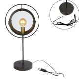 Ngk bordlampe glas og metal 65cm